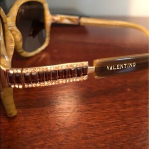Valentino Rhinestone Sunglasses